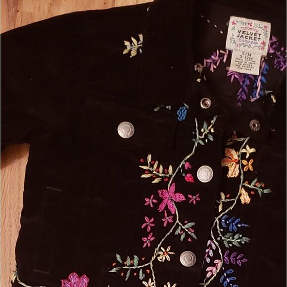 Baby GAP Novelty Velvet Embroidered Jacket - Picture 3 of 8